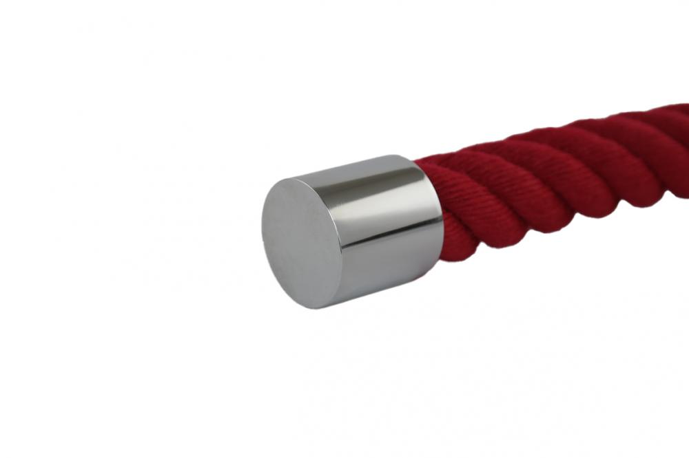 40 mm Seil Handlaufseil Handlaufseile Messing Seilendkappe mit Ring & Haken 30 