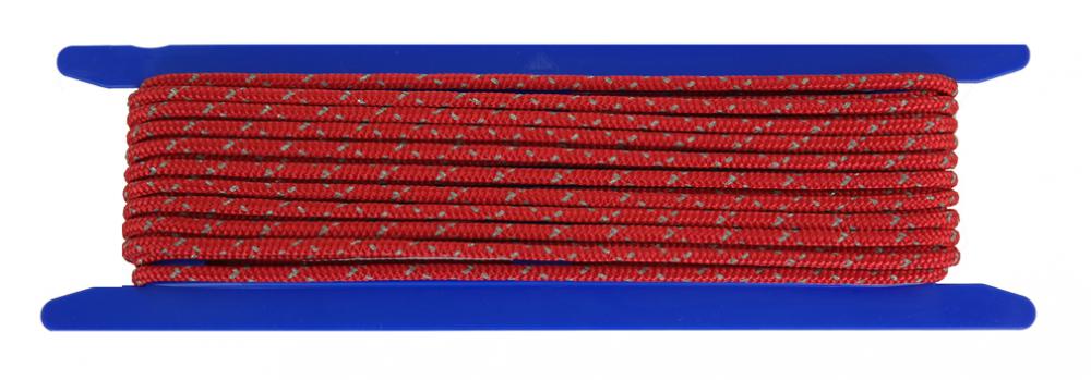 Reflektierendes Seil Ø 4.5mm Fb.rot - Länge 10 Meter (re600-10)