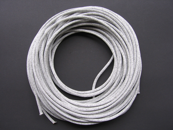 Schnur gestrickt aus Dyneema® + Reflektgarn