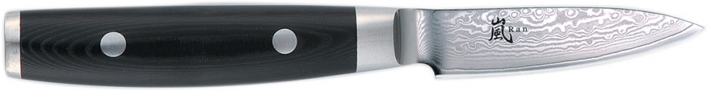 Damastmesser Yaxell Ran 69 Schälmesser - 8 cm Klinge - Mikarta Griff (dr36033)