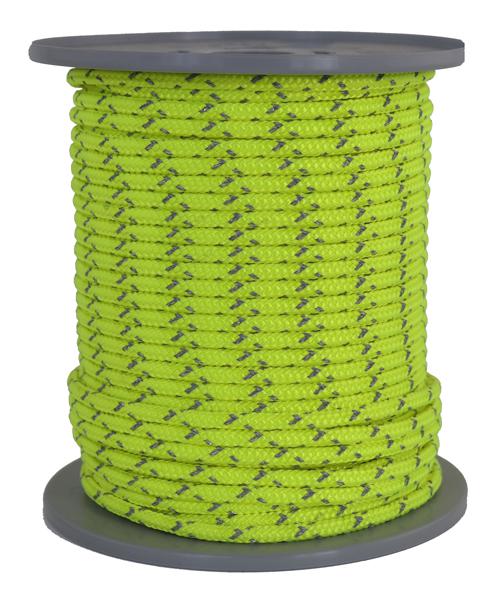 Reflektierendes Seil Ø 4.5mm Fb.gelb 50 Meter (re610-50)