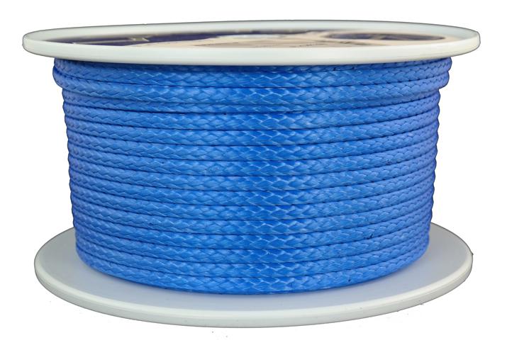 Dyneema Flechtschnur blau Durchmesser 6mm - Länge 100 Meter (dy610-100)