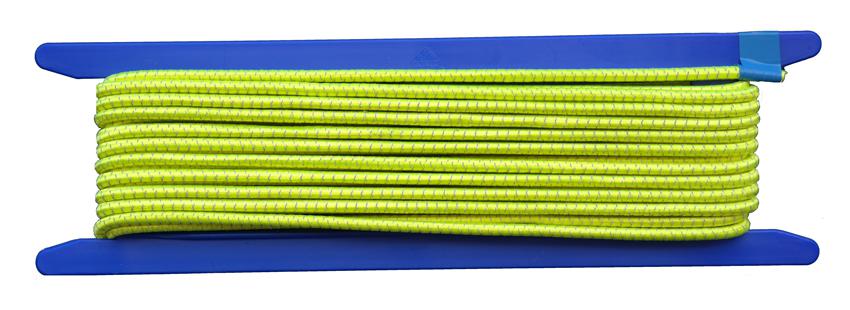 Gepolight ® Gummiseil / Expanderseil reflektierend - 10 Meter Fb. gelb (re800-10g) 