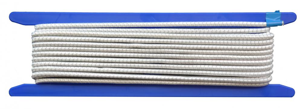 Gepolight ® Gummiseil / Expanderseil reflektierend - 10 Meter Fb. weiß (re810-10g)