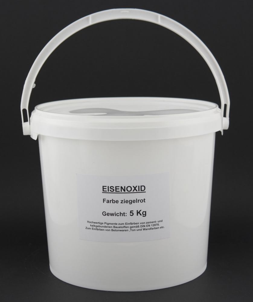 Farbpigmente Eisenoxid Fb. ziegelrot - Menge: 5 Kg (FProt5Kg)
