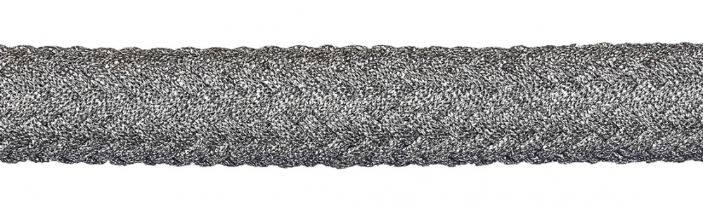 Absperrseil / Barrier Rope / Seil / Kordel Ø 25mm Fb. silber glänzend (a1100gl) 