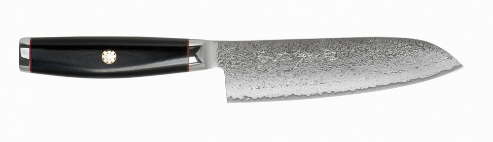 Damastmesser Yaxell SUPER GOU YPSILON Santokumesser - 16,5 cm Klinge (dG37201)