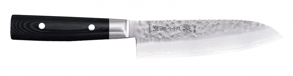Damastmesser Yaxell ZEN Santokumesser - 16,5 cm Klinge - Mikarta Griff (dz35501)