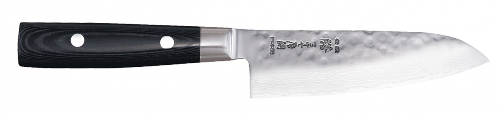 Damastmesser Yaxell ZEN Santokumesser klein - 12,5 cm Klinge - Mikarta Griff (dz35512) 
