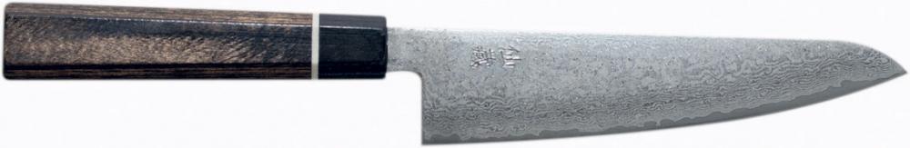 Damastmesser Suncraft SENZO BLACK - BD-03 - Kochmesser klein - 14,3 cm Klinge (dSU6804)
