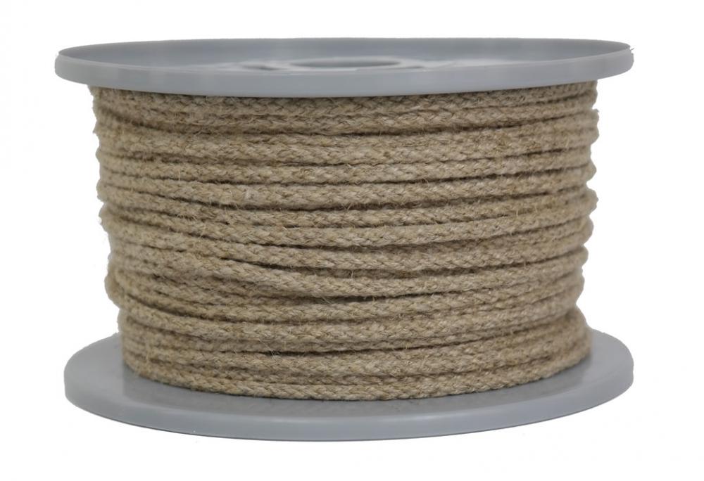 Leinenseil / Flachsseil Ø ca. 3mm - 50 Meter - 8fach geflochten (L300-50)
