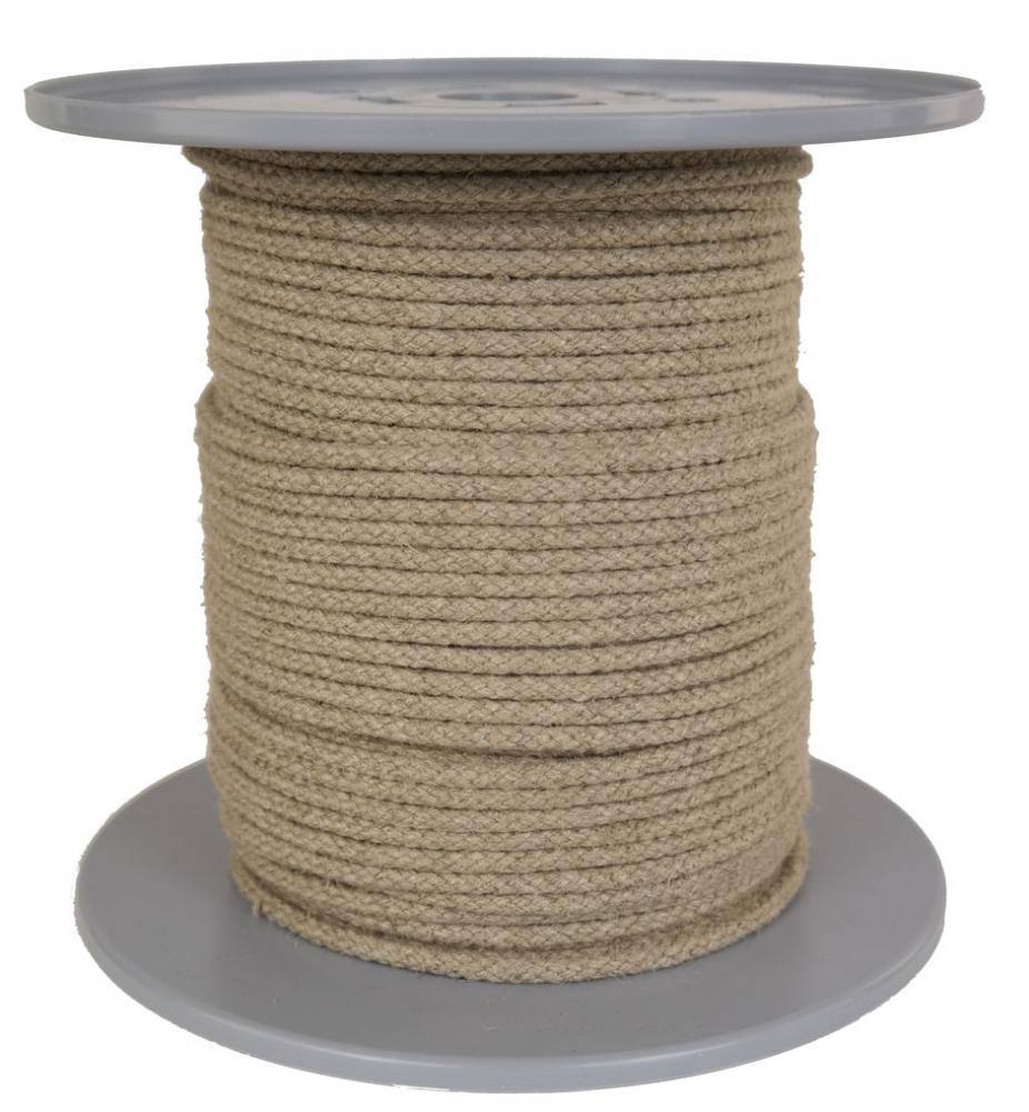 Leinenseil / Flachsseil Ø ca. 5mm - 100 Meter - 8fach geflochten (L500-100-8)