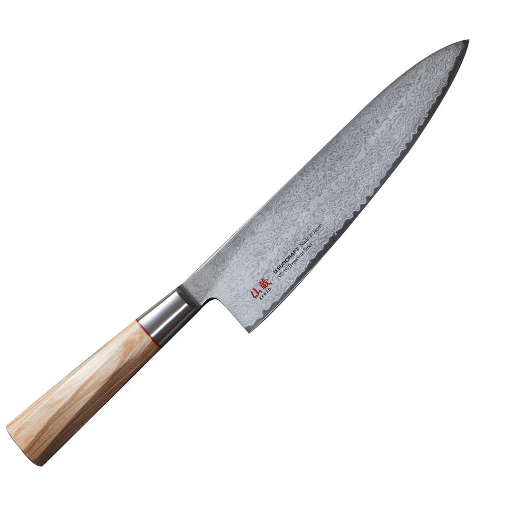 Damastmesser Suncraft Twisted Octagon - TO-05 - Kochmesser 20cm Klinge (dSU6734)