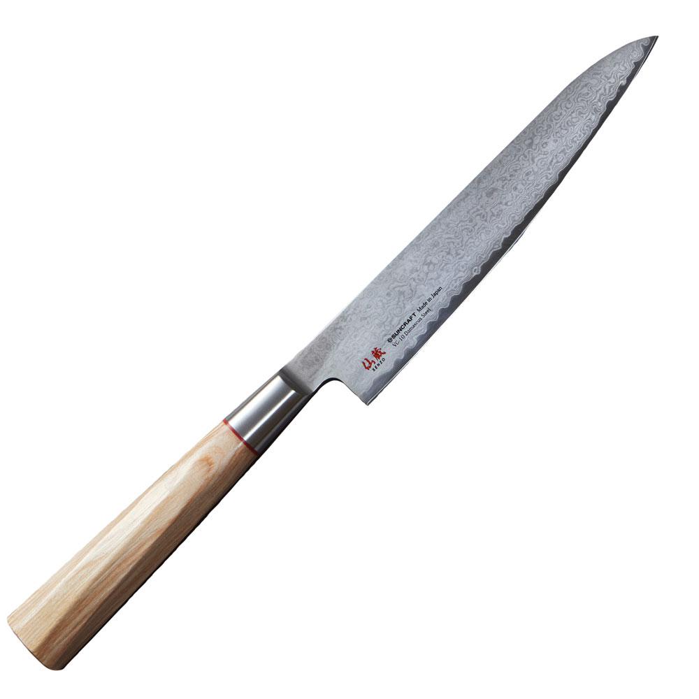 Damastmesser Suncraft Twisted Octagon - TO-02 -Universalmesser 15cm Klinge (dSU6731)