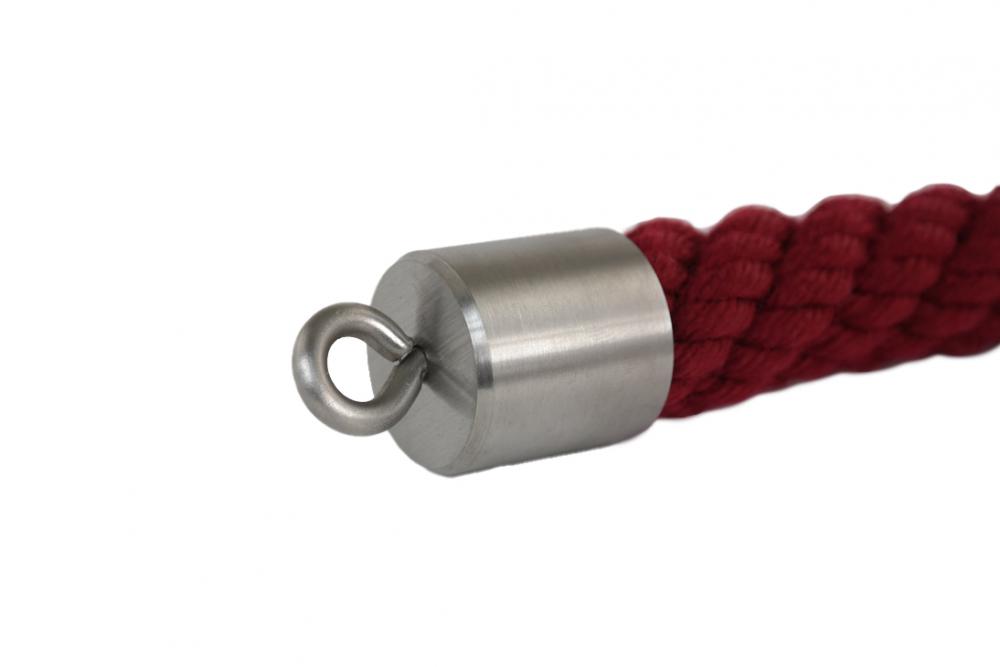 Seilendhalter V2A Edelstahl mit Ring für 30 mm Handlaufseil (a470)