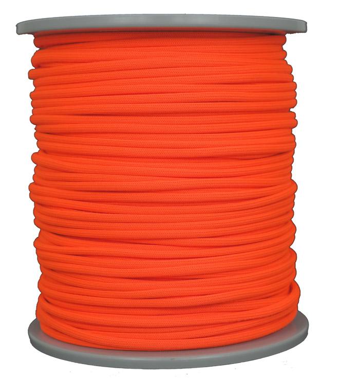 Leuchtschnur orange 3,5 mm - 100 Meter (b100)
