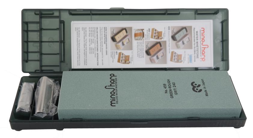Minosharp Schleifstein / Abziehstein / Nasschleifstein Körnung 240 grob (GL1460)