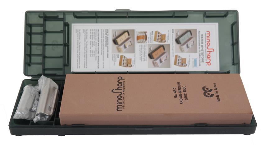 Minosharp Schleifstein / Abziehstein / Nassschleifstein Körnung 1000 mittel (GL1459)