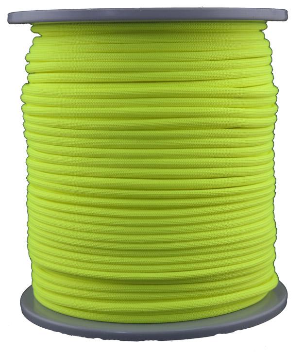 Leuchtschnur gelb 3,5 mm - 100 Meter (b120)