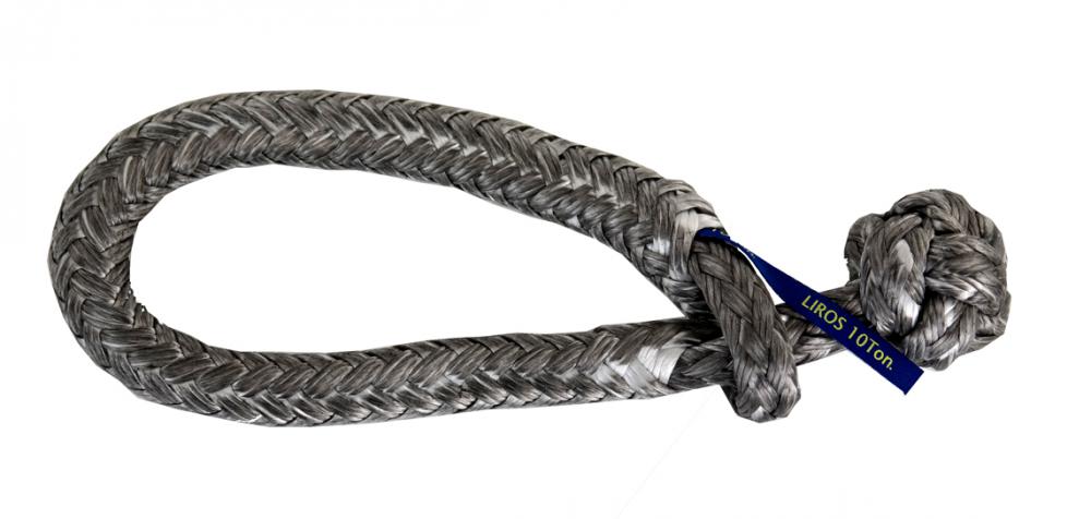 Dyneema Schäkel grau - 10000 daN - sichere Arbeitslast 5000 daN (dy160S)