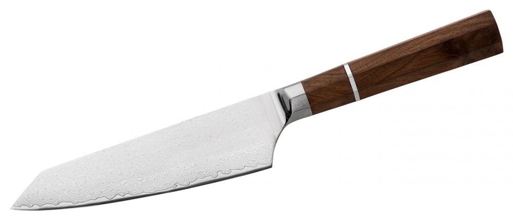 Kochmesser Chef Damast, Walnuss 16cm Klinge (d392050)