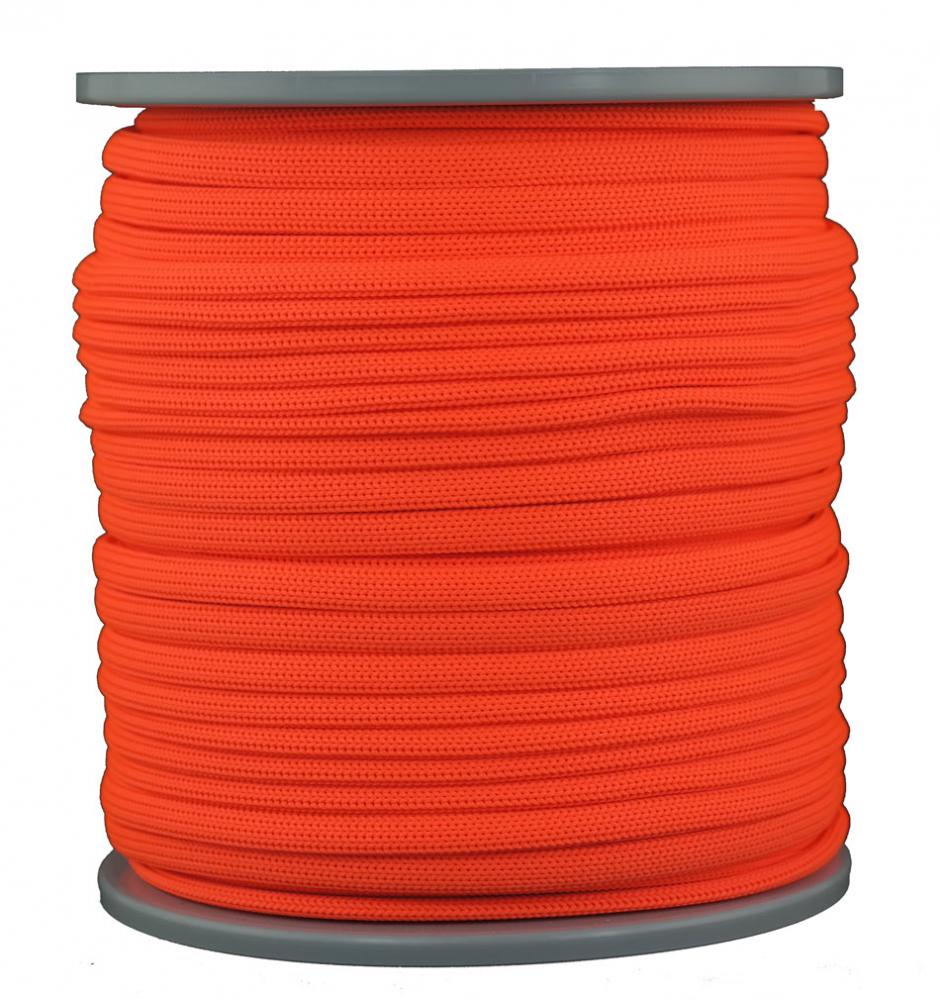 Leuchtschnur orange 6 mm - 60 Meter (b300)