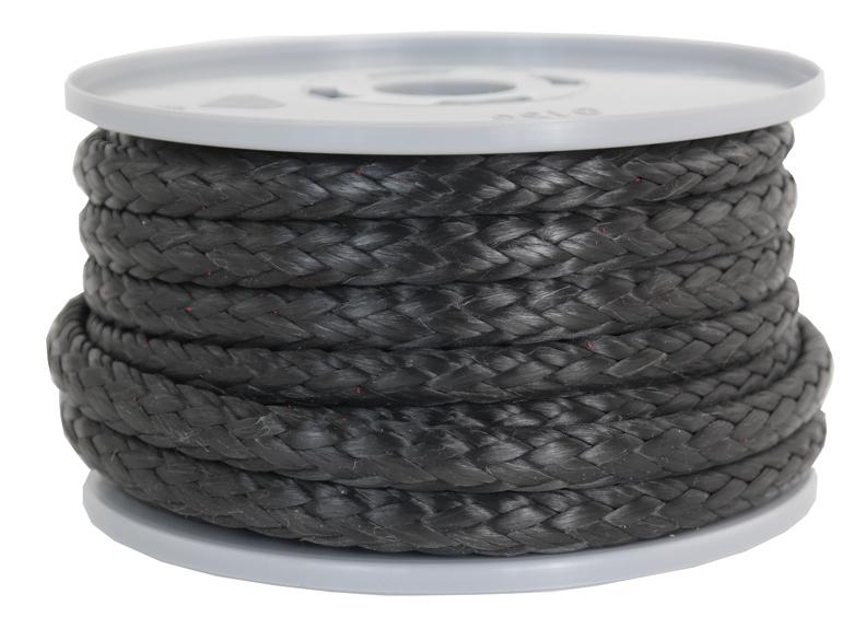 Dyneema Flechtschnur schwarz Durchmesser 8mm - Länge 10 Meter (dy850)