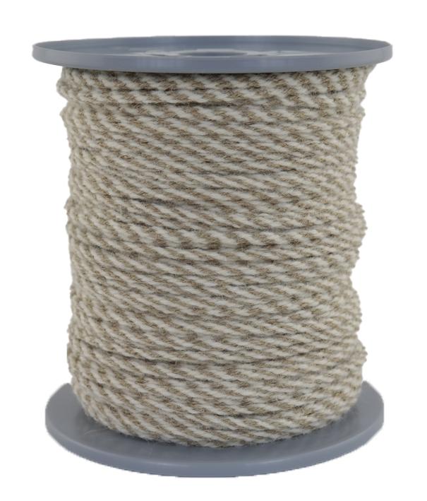 Leinenseil / Wollseil Ø 4mm - 100 Meter - 8fach geflochten (LW400-100)