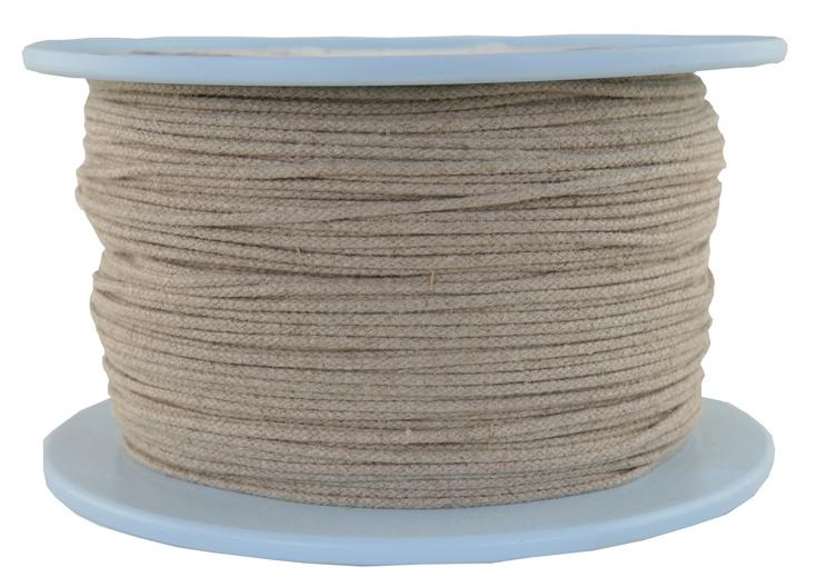 Hanfseil geflochten aus Naturhanf Ø 3mm - 500 Meter (h300g)