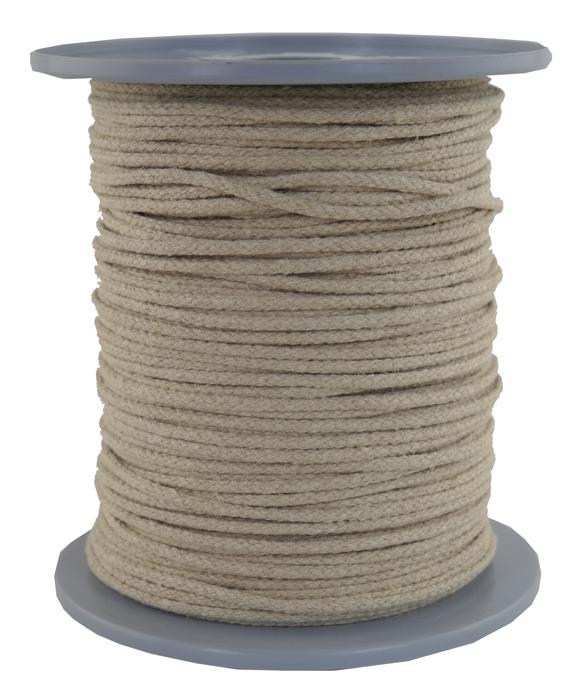 Hanfseil geflochten aus Naturhanf Ø 2.5mm - 100 Meter (h250-100g)
