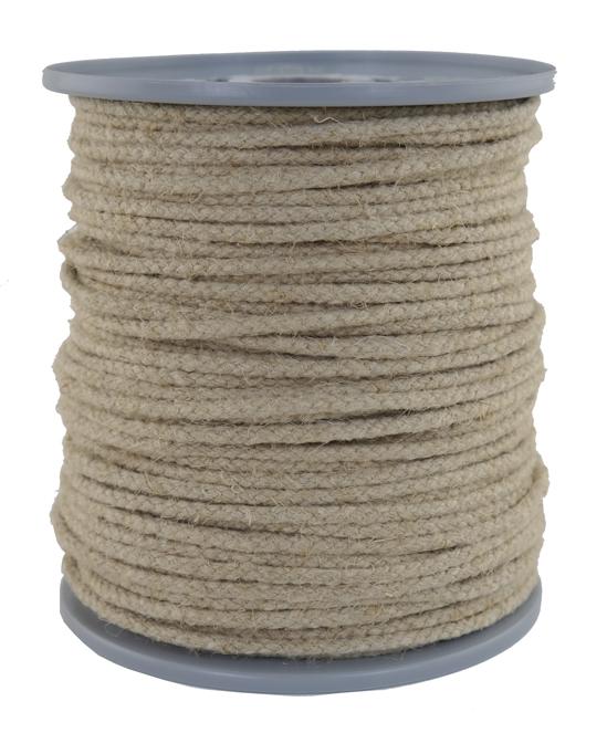 Hanfseil geflochten aus Naturhanf Ø 4mm - 100 Meter (h400-100g)