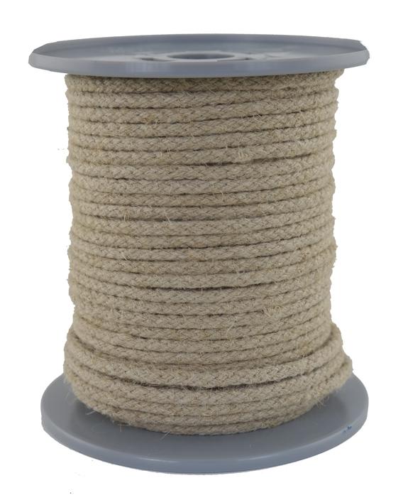 Hanfseil geflochten aus Naturhanf Ø 5mm - 50 Meter (h500-50g)