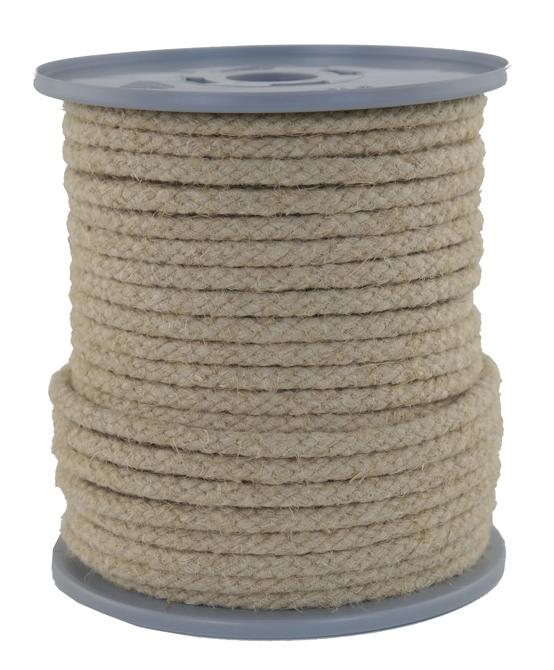 Hanfseil geflochten aus Naturhanf Ø 6mm - 40 Meter (h600-40g)