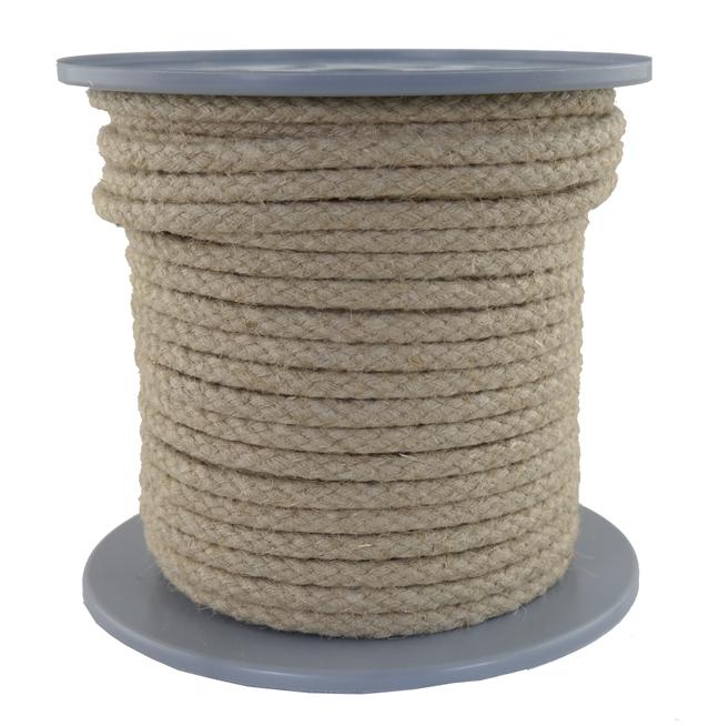Hanfseil geflochten aus Naturhanf Ø 8mm - 50 Meter (h800-50g)