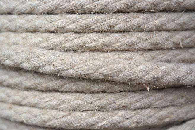 Hanfseil geflochten aus Naturhanf Ø 14mm - Preis per Meter Länge (h1400-1g)