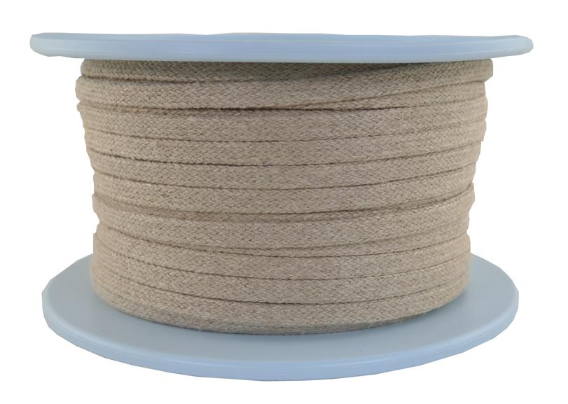 Leinenseil flach geflochten - Breite 13mm - Länge 100 Meter (L13f-100)