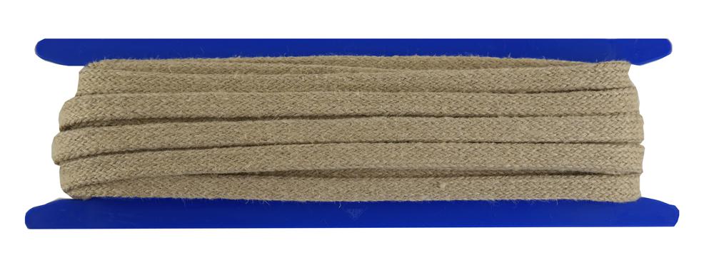 Leinenseil flach geflochten - Breite 13mm - Länge 10 Meter (L13f-10)