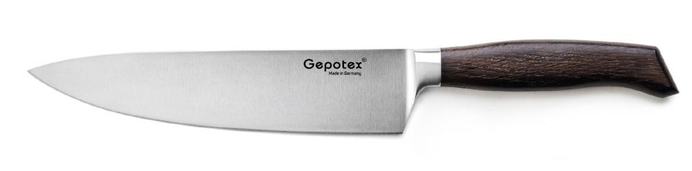 Gepotex ® Kochmesser 21cm Klinge Griff aus Räuchereiche (g110521)
