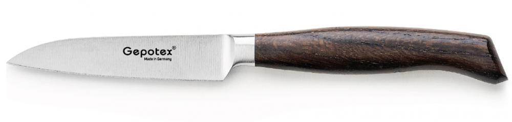 Gepotex ® Gemüsemesser 9cm Klinge Griff aus Räuchereiche (g110409)