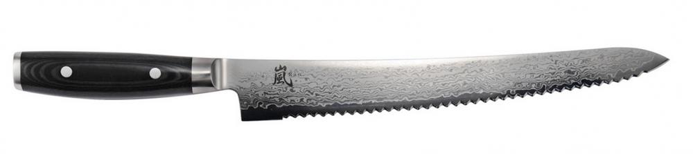 Damastmesser Yaxell Ran 69 Brotmesser - 27 cm Klinge - Mikarta Griff (dr36038)
