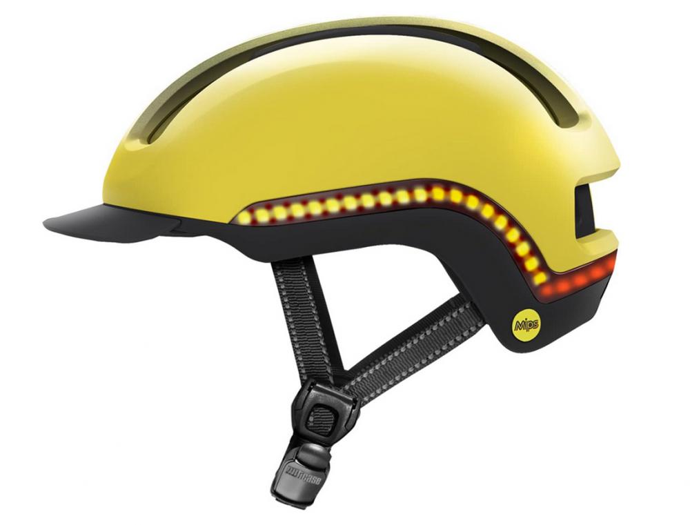 Nutcase LED Helm Via Commute Matte, Modena Gr.L/XL 59-62cm mit LED-Rundumbeleuchtung (n10003211) 