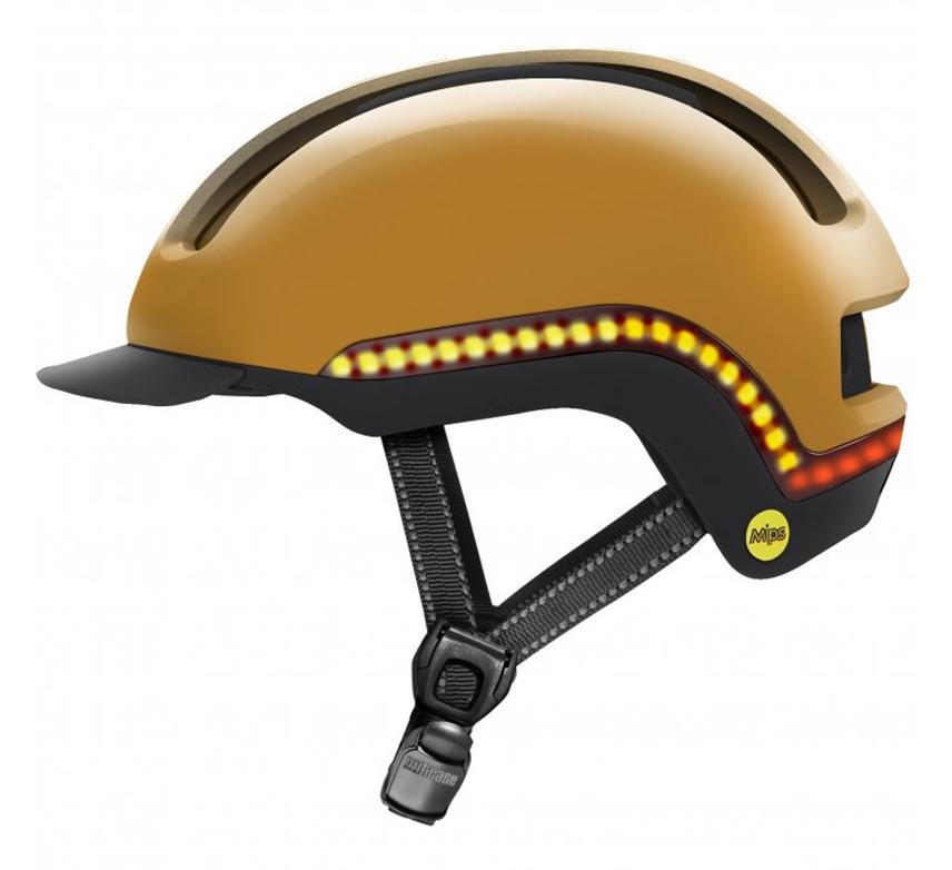 Nutcase LED Helm Via Commute Matte, Resin Gr.L/XL 59-62cm mit LED-Rundumbeleuchtung (n10003215)