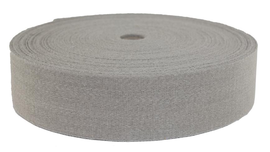 Gurtband aus Leinen / Flachs - Breite 70mm - Länge 50 Meter (LG70-50)