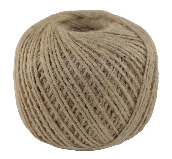 Jutegarn Dekogarn ca. 190g Knäuel - 130 Meter - natur (jun-190)
