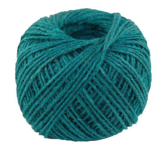 Jutegarn Dekogarn ca. 190g Knäuel - 130 Meter - Farbe grün (jug-190)