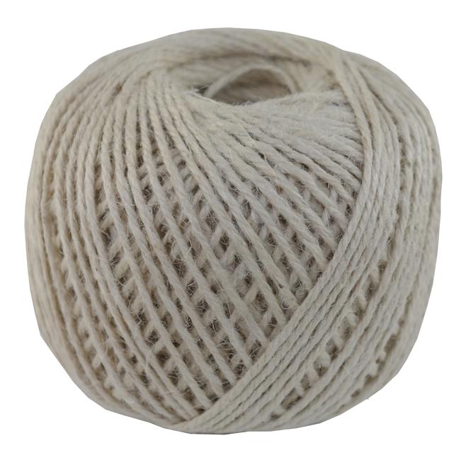 Jutegarn Dekogarn ca. 190g Knäuel - 130 Meter - gebleicht (jugl-190)
