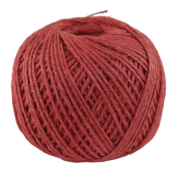 Jutegarn Dekogarn ca. 190g Knäuel - 130 Meter - Farbe rot (jur-190)