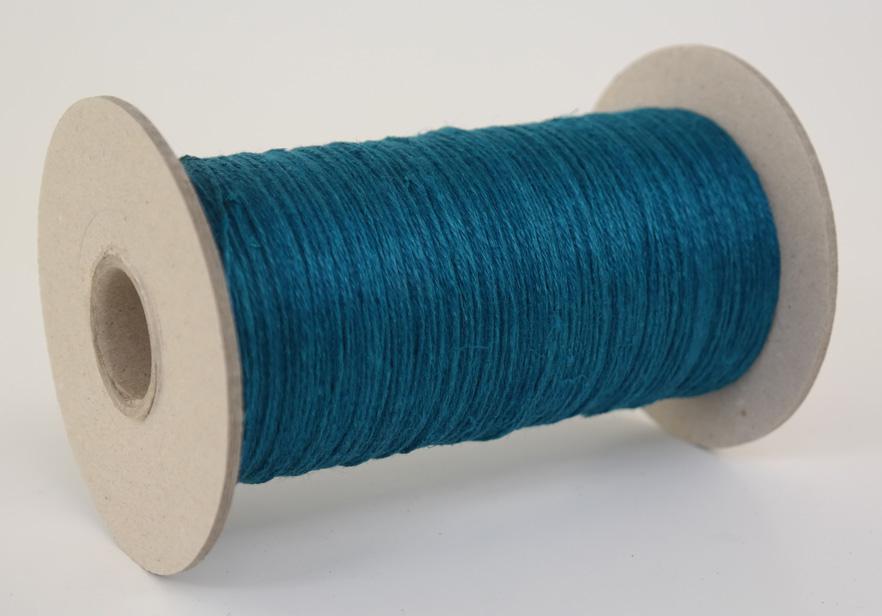 Leinengarn / Flachsgarn Garnstärke Nm6/3 Lauflänge 400 Meter - Gewicht 200g - Farbe petrol (L200gP)