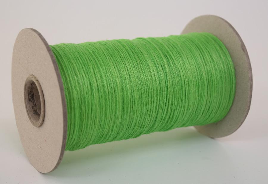 Leinengarn / Flachsgarn Garnstärke Nm6/3 Lauflänge 400 Meter - Gewicht 200g - Farbe grün (L200gGR)