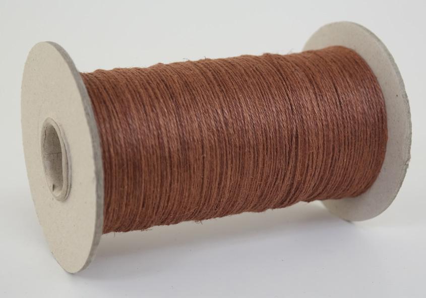 Leinengarn / Flachsgarn Garnstärke Nm6/3 Lauflänge 400 Meter - Gewicht 200g - Farbe braun (L200gBR)